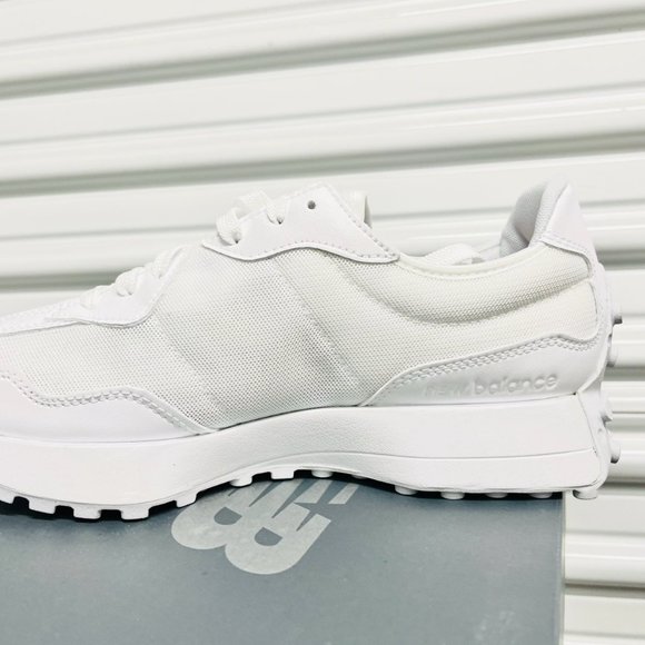 New Balance 327 W11.5/M10 Unisex Casual Sneakers Shoes White - Picture 7 of 16